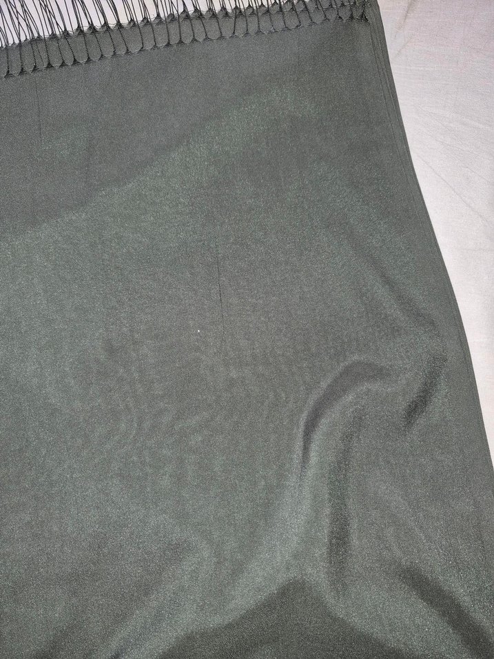 SİYAH TAFTA ŞAL - Görsel 4