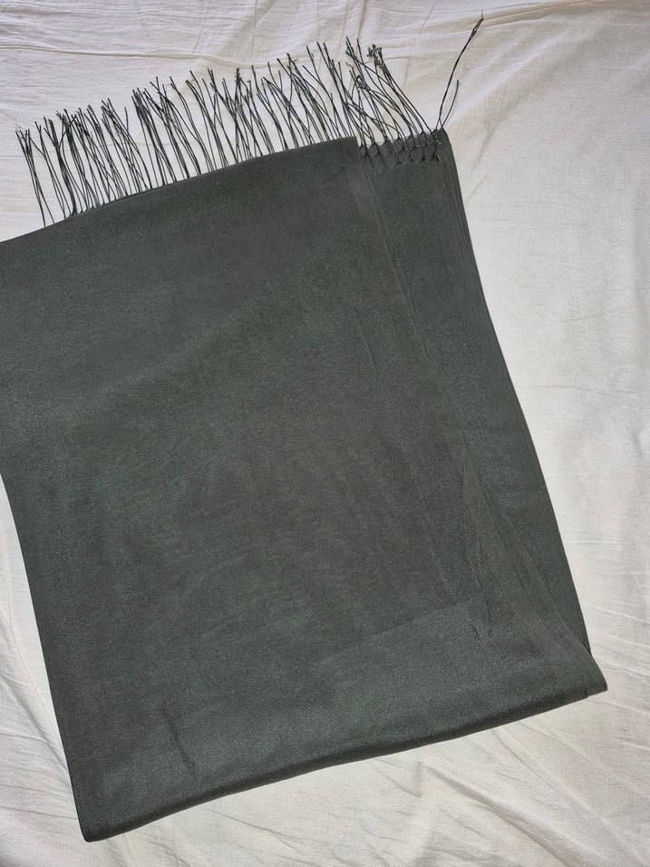 SİYAH TAFTA ŞAL - Görsel 3