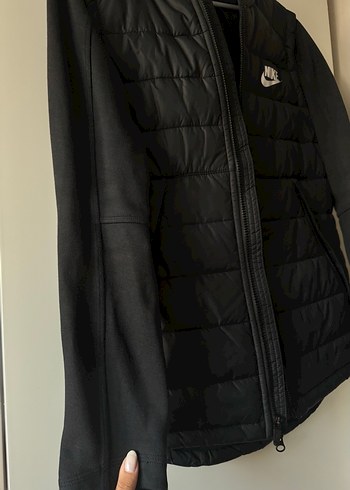 Nike Nike Siyah Kapüşonlu Kadın Mont