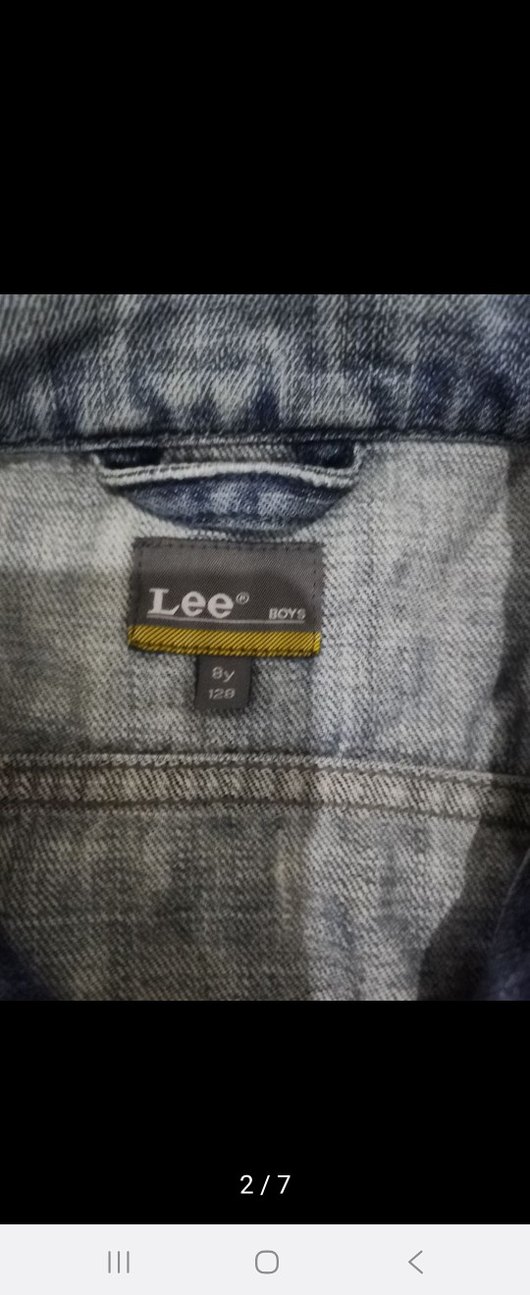 Mavi çocuk Denim Ceket Düğmeli Rahat Kesim - Görsel 2