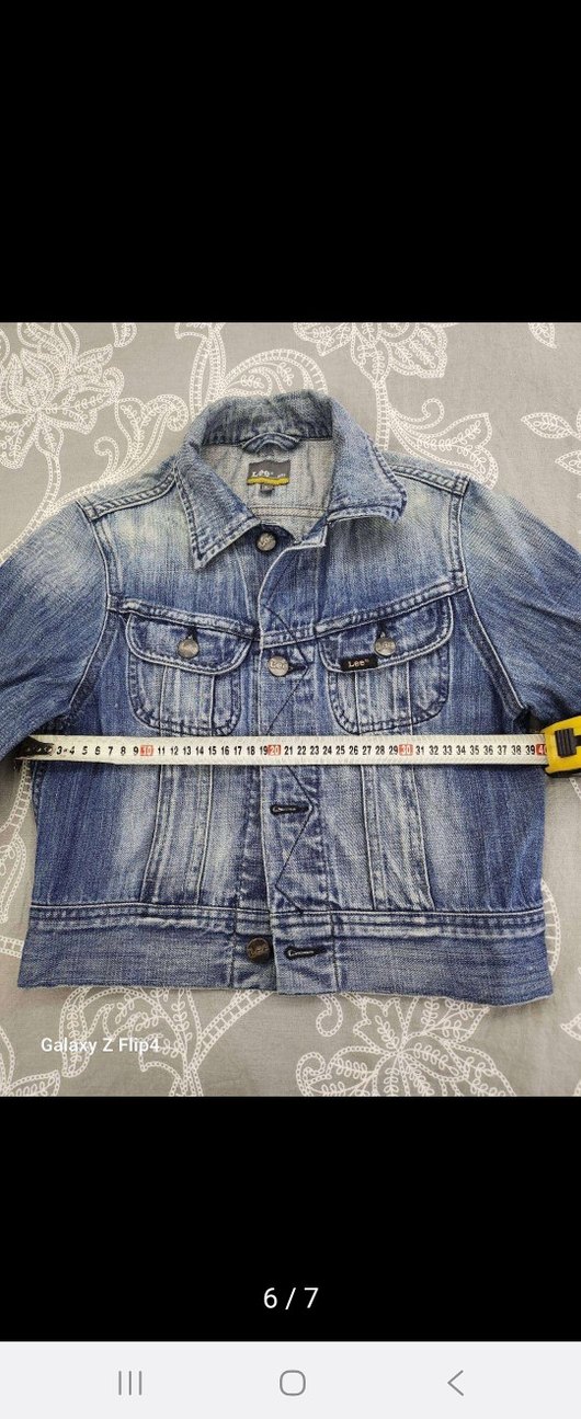 Mavi çocuk Denim Ceket Düğmeli Rahat Kesim - Görsel 5