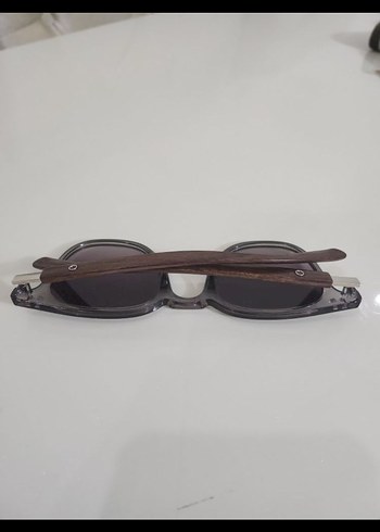 Şeffaf Gri Kadın Güneş Gözlüğü - Görsel 2