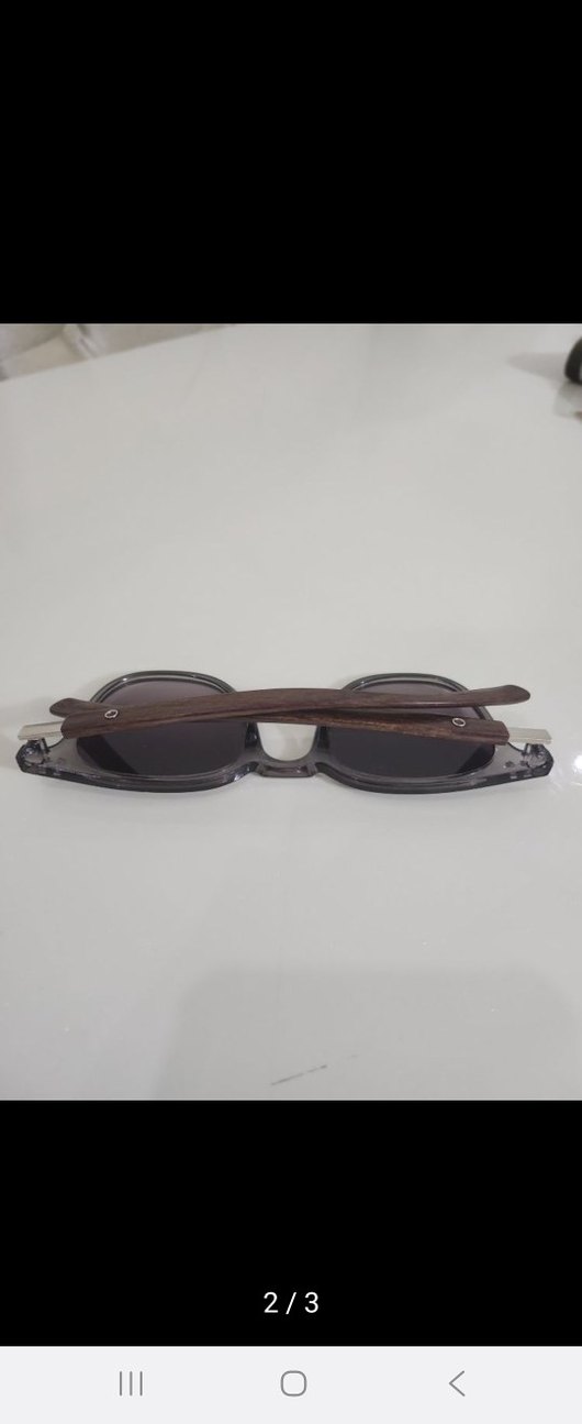 Şeffaf Gri Kadın Güneş Gözlüğü - Görsel 2