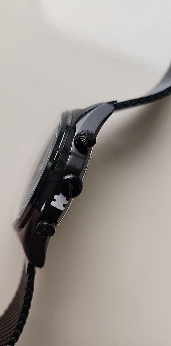 Siyah Minimalist Erkek Kol Saati - Görsel 4