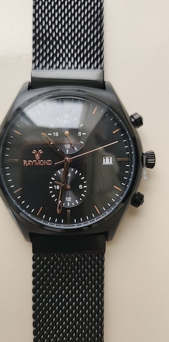 Siyah Minimalist Erkek Kol Saati - Görsel 3