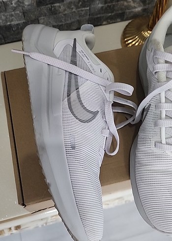 Beyaz Gri Platform Spor Ayakkabı - Görsel 3