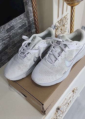 Beyaz Gri Platform Spor Ayakkabı - Görsel 5