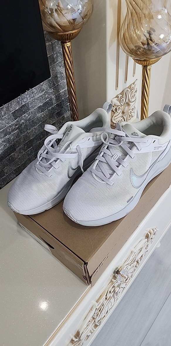 Beyaz Gri Platform Spor Ayakkabı - Görsel 5