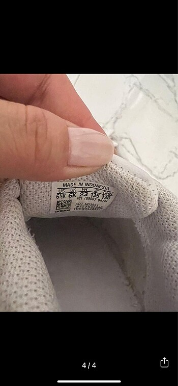23 Beden beyaz Renk #Adidas #Süperstar
