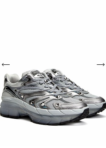 Valentino Garavani Metalik Gumus Sneaker