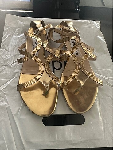 Jimmy Choo Jimmy Choo Gold Sandalet