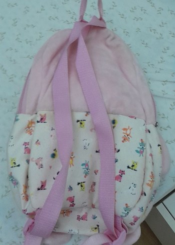 Pembe Ayıcık Figürlü Çocuk Okul Çantası - Görsel 2