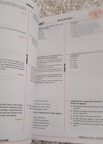 Yediiklim ÖABT 2021 Soru Bankası Türk Dili - Görsel 4