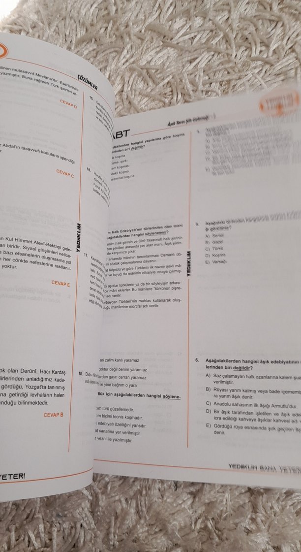 Yediiklim ÖABT 2021 Soru Bankası Türk Dili - Görsel 4