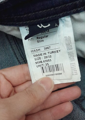 Kadın Parlak Mavi Midi Kot Pantolon - Görsel 3