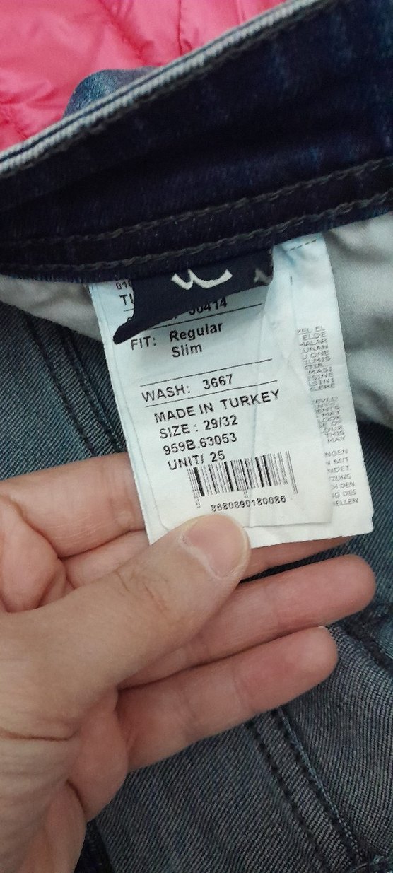 Kadın Parlak Mavi Midi Kot Pantolon - Görsel 3