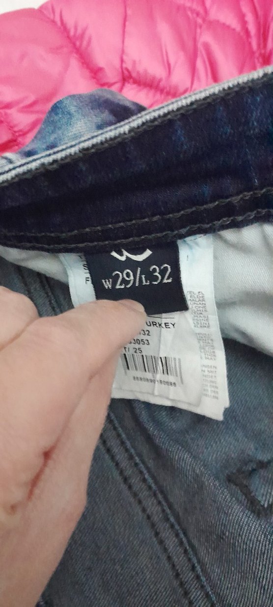 Kadın Parlak Mavi Midi Kot Pantolon - Görsel 4