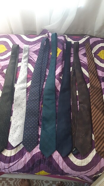 7 adet kravat Kiğılı marka