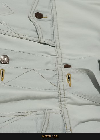 Buz mavisi Erkek +Kadın Denim Ceket - Görsel 2