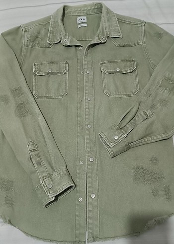 Zara erkek kot denim Ceket - Görsel 4