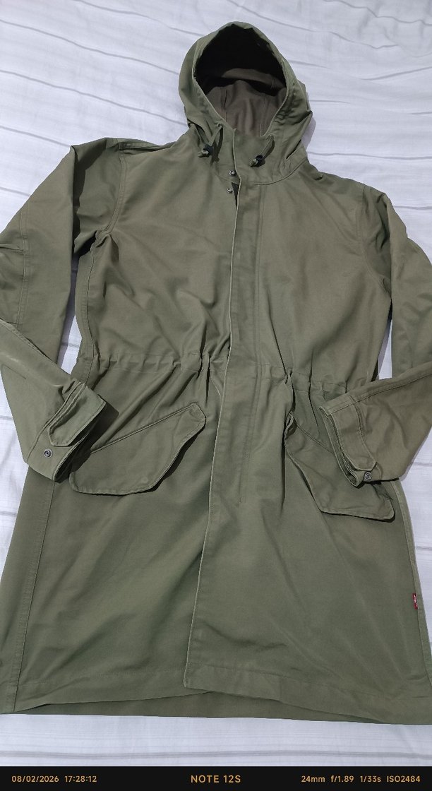 LEVİ'S mont Su, yağmur, rüzgar geçirmez yünlü Astarlı - Görsel 4