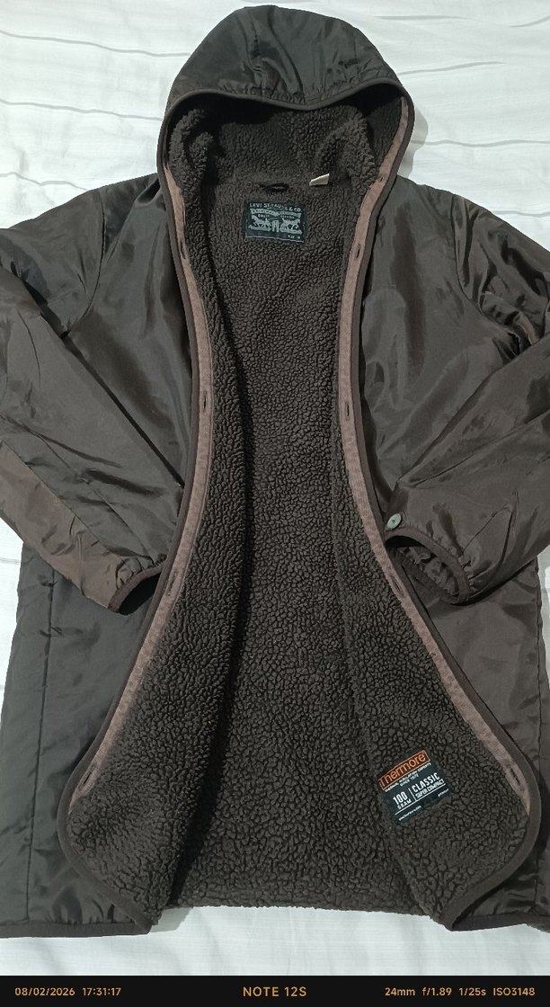 LEVİ'S mont Su, yağmur, rüzgar geçirmez yünlü Astarlı - Görsel 5