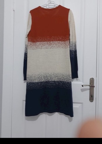 Renk Geçişli Uzun Kollu Örgü Kadın Kazak - Görsel 2