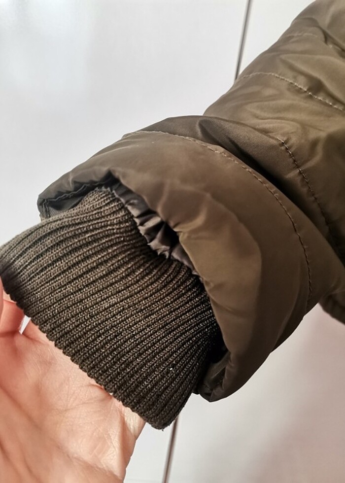 İçi kadife mont - Görsel 5