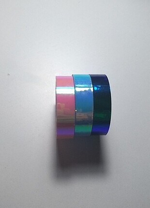  Beden Hologram renkli bant washi tape