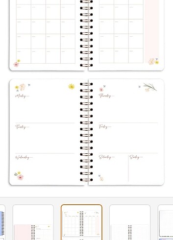 Beden Renk Matt Notebook Süresiz Planlayıcı Ajanda hediyeli