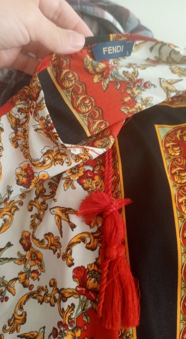 Bohem Çok Renkli Kadın bluz yazlık - Görsel 4