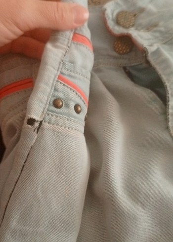 Gri Midi Hamile Keten Etek büyük etek - Görsel 2