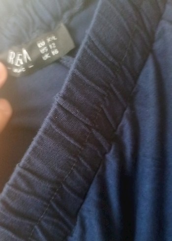 Lacivert Salaş Kadın Pantolon büyük beden - Görsel 2