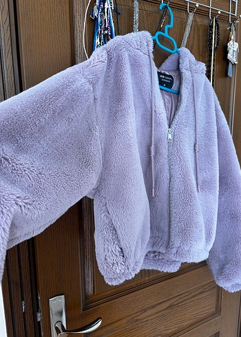 LC Waikiki Mor Peluş Kadın kürk
