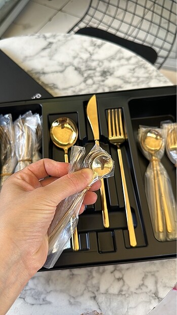 AROW MİLANO GOLD ÇATAL KAŞIK BIÇAK TAKIMI