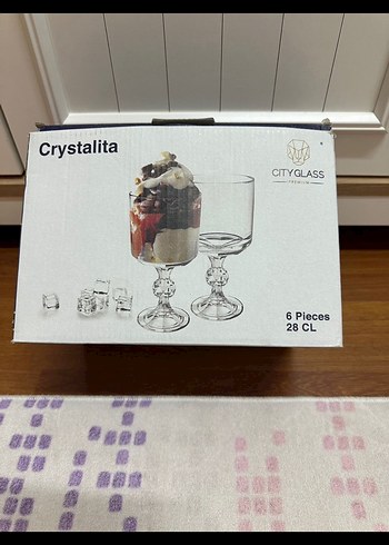 CİTY GLASS MAGNOLYA VE DONDURMA KASESİ