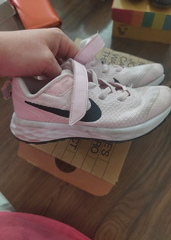 Kız Çocuk Pembe Spor Ayakkabı Velcro - Görsel 2