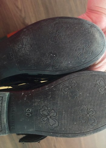 Kız Çocuk Siyah Rugan Tokalı Babet - Görsel 5