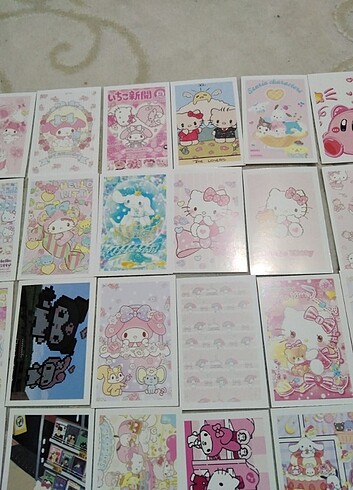  Beden Renk Sanrio hellokitty kuromi and melody cinnamoroll fotokart seti fo