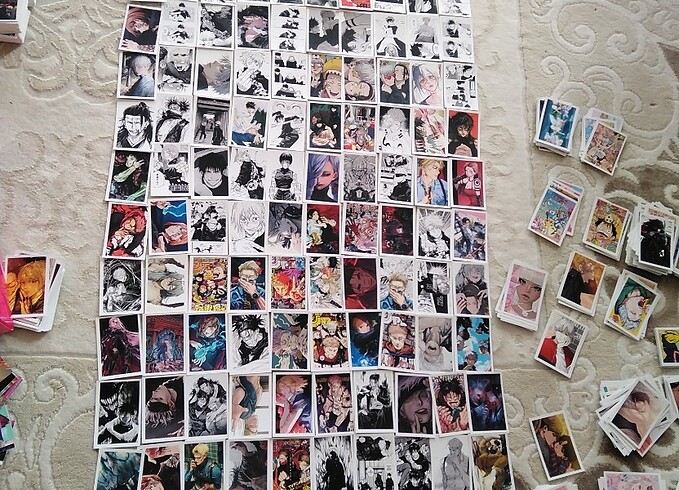 Jujutsu kaisen anime manga webtoon fotokart seti foto baskı resi