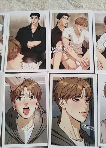 Beden Renk Jinx manga anime yaoi webtoon bl fotokart seti fotoğraf baskı