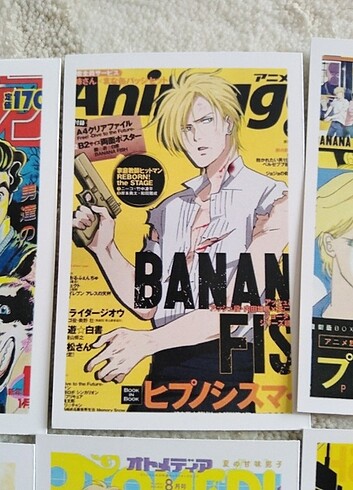  Banana fish manga anime yaoi webtoon bl fotokart seti fotoğraf b