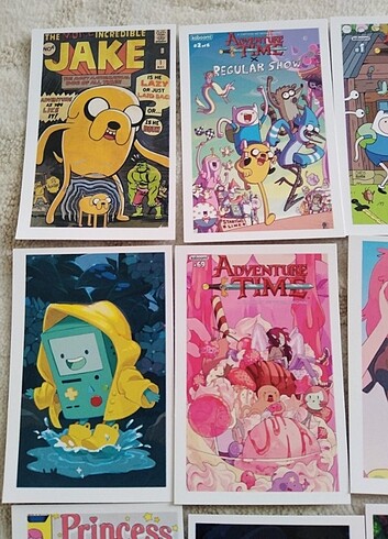  Beden Jake and finn adventure time çizgidizi fotokart baskı