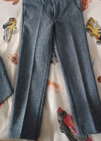 LC Waikiki Gri Çocuk Yelek ve Pantolon Takımı