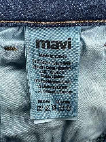 26 Beden çeşitli Renk Mavi Jeans Jean / Kot %70 İndirimli.