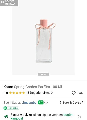Koton spring garden parfüm 100 ml