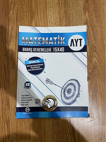 BİLGİ SARMAL AYT MATEMATİK DENEME