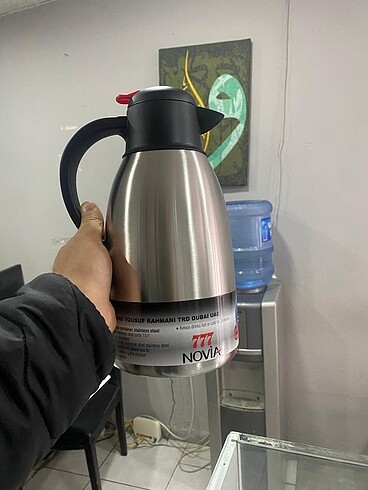 Çelik çay termosu 2 litrelik 24 saat ısı koruma lı