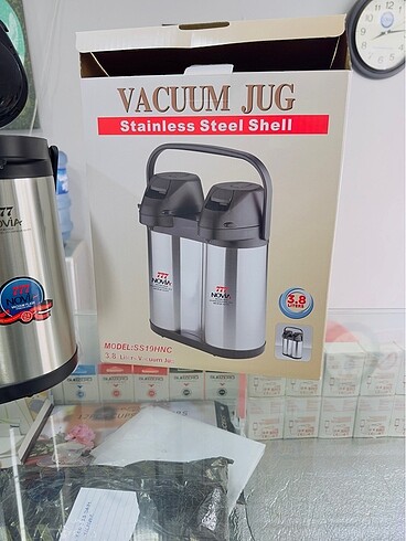Çiftli termos 3.80 litre 24 saat koruma