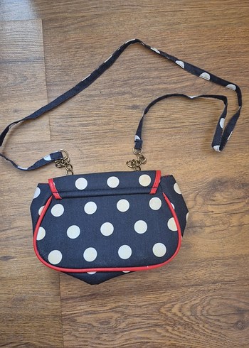 Mavi Puantiyeli Tokalı Kız Çocuk Çanta - Görsel 2